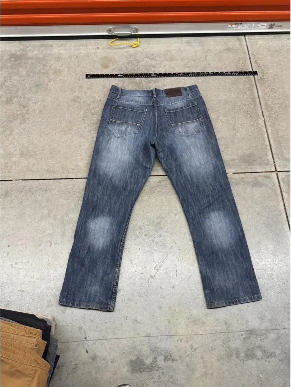 vintage southpole dark blue relaxed baggy fit jeans size 36 x 32